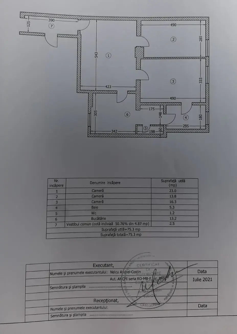 Trei camere Gradina Icoanei in vila renovata!